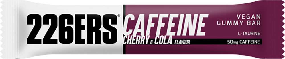 Barretta gommosa vegana 226ers 20mg caffeina Cherry Cola 30g