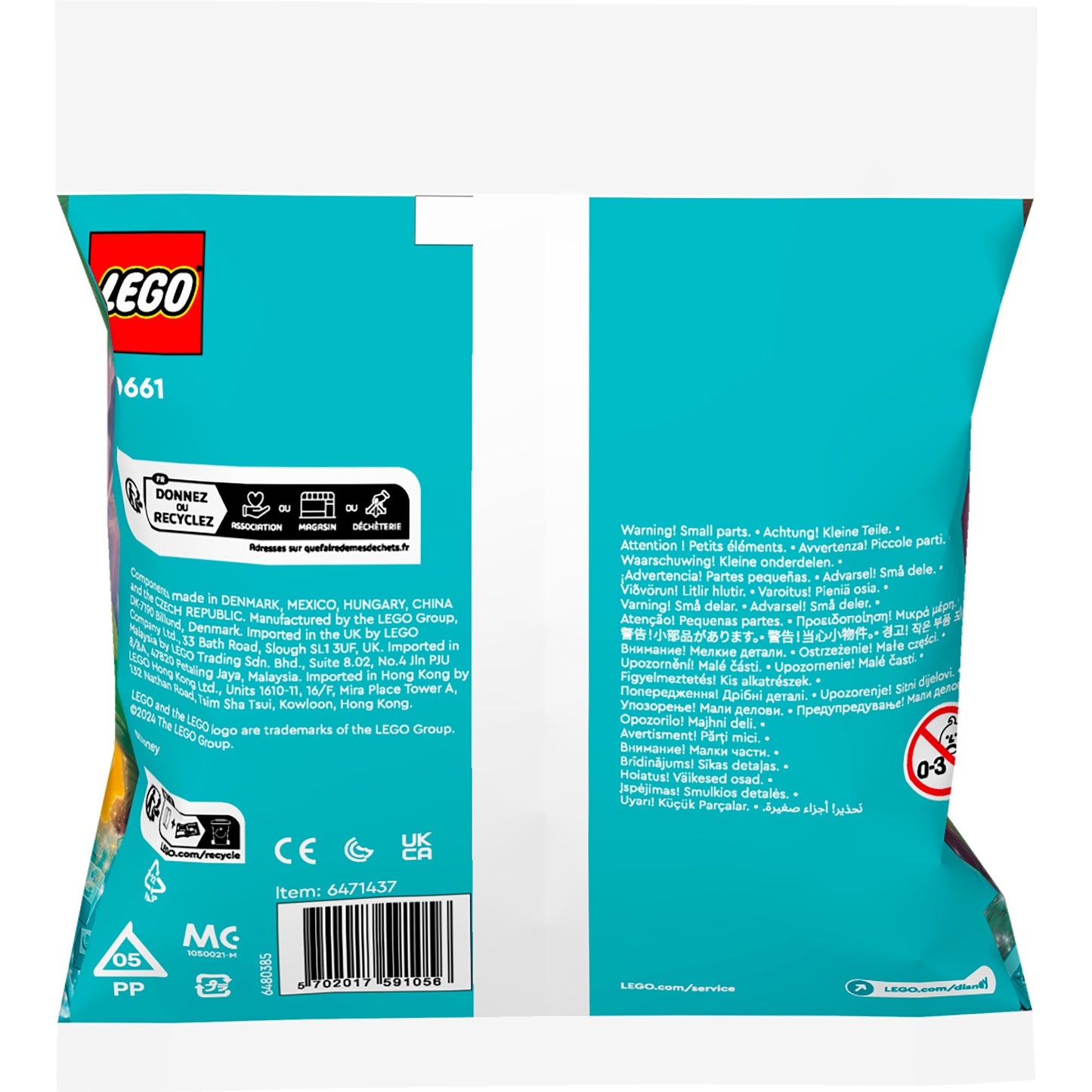 Lego disney - asha's welkomstkraampje constructiespeelgoed (30661)