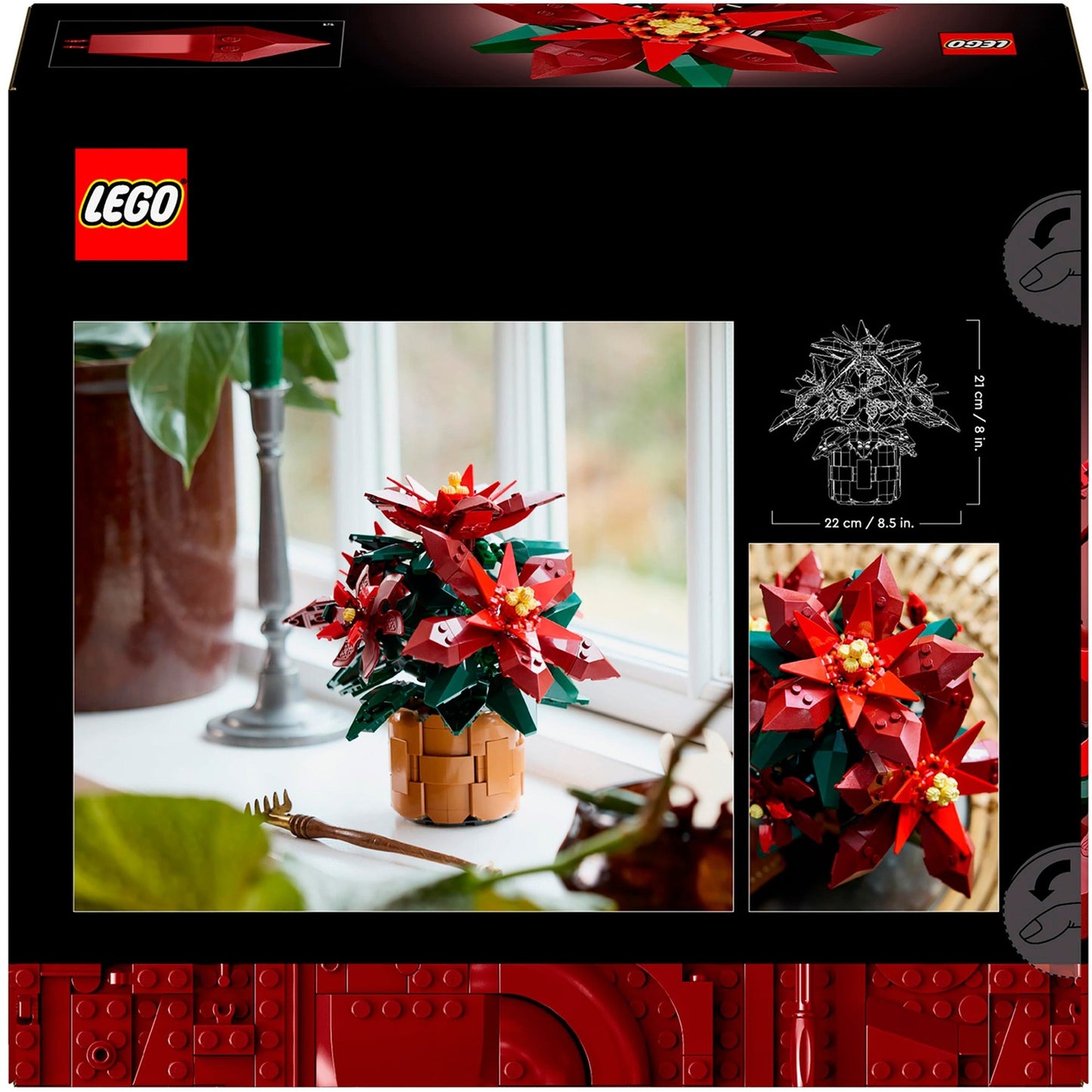 Lego iconos - Juguete de construcción estrella de Navidad (10370)