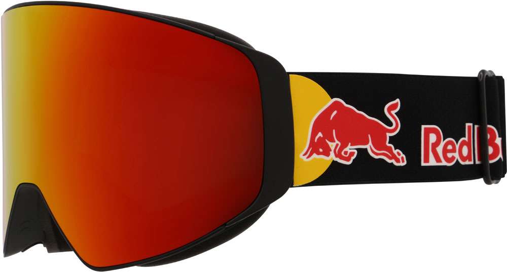 Red bull spect eyewear jamm-08re2 arancione con specchio rosso - maschera da sci