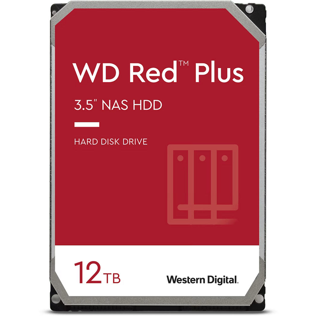Disco rigido WD Red Plus da 12 TB (120EFGX, SATA 600, 24 7, AF)