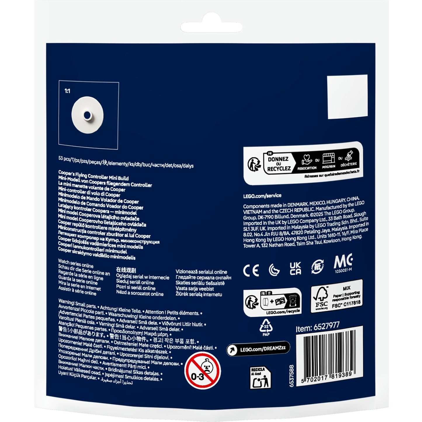 Lego dreamzzz 30698 - coopers vliegende minicontroller (paperbag)