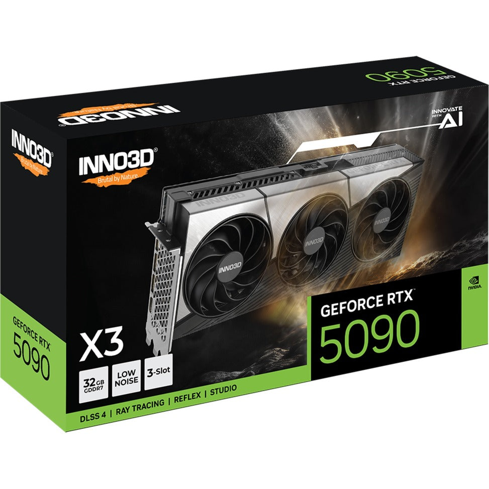 Scheda grafica Inno3d geforce rtx 5090 x3 (dlss 4, 3x display port, 1x hdmi 2.1)