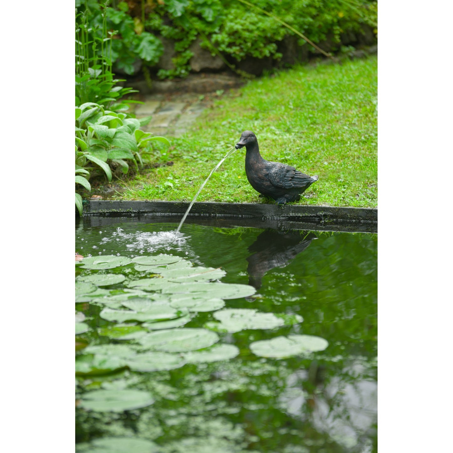 Ubbink spuitfiguur eend waterornament