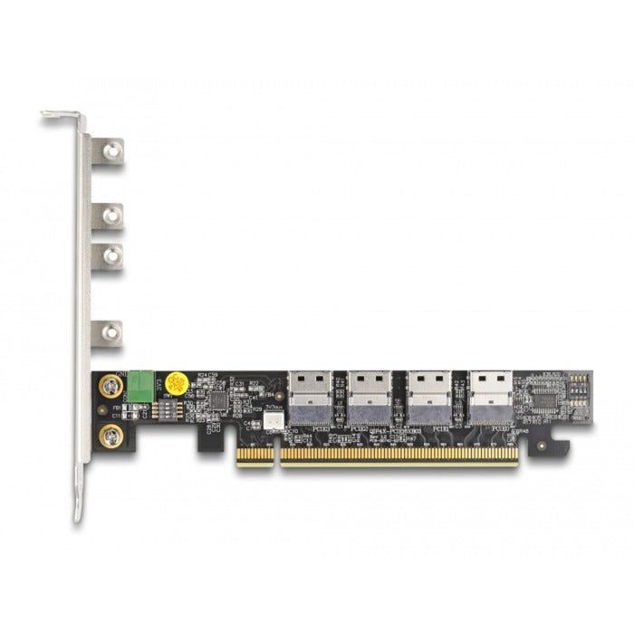 Delock PCI Express X16 Scheda a 4 x SFF-8654 interno 4i N