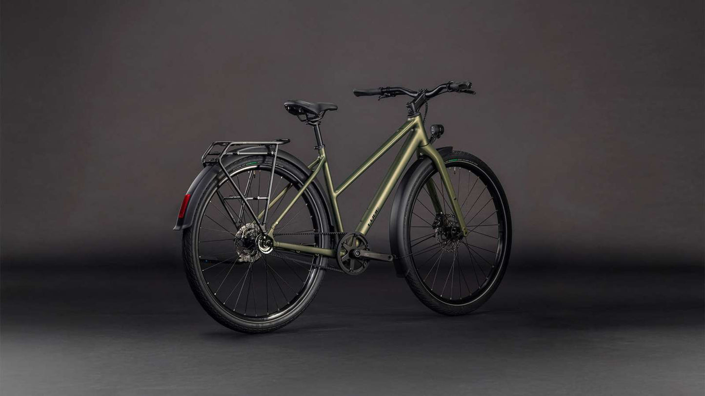 Editor di cubi con trapezio verde e nero