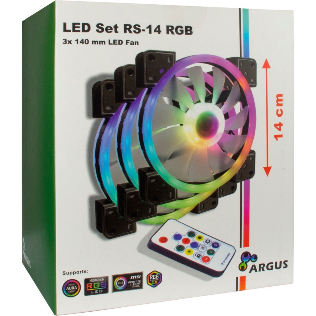 Set di ventole RGB Inter-Tech RGB RS-14