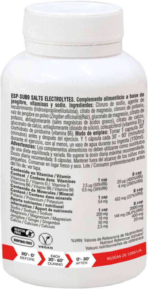 226ers sub9 sali elettroliti 100 capsule