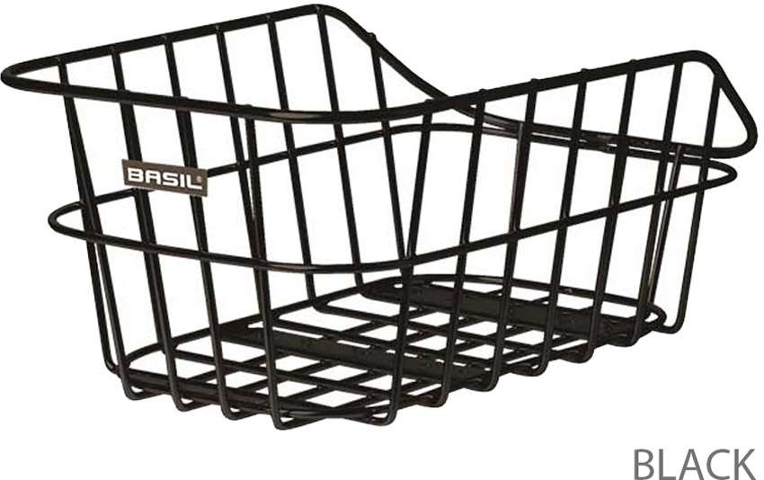 Basil Cento Alu - Basquero de bicicletas - En la parte posterior - Negro