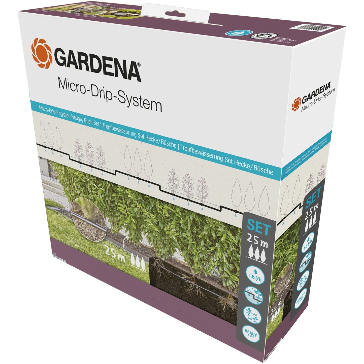 Gardena Micro-Drip Retiro de restos de Haggen Set (25 m)