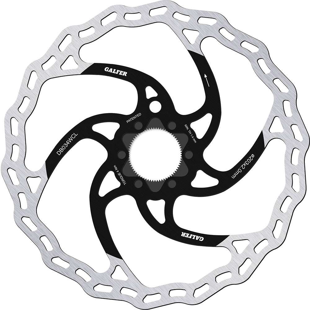 Disco freno fisso Galfer bike wave® centerlock per bici elettrica