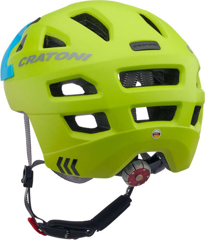 Cratoni Helm Maxster Lime-Blue Matt XS-S