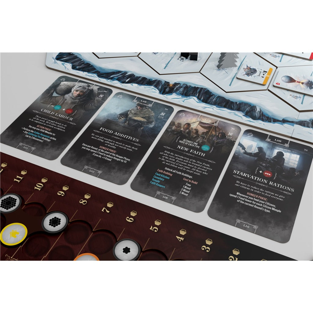 European player network frostpunk bordspel (engels, 1 - 4 spelers, 120 - 150 minuten, vanaf 16 jaar)