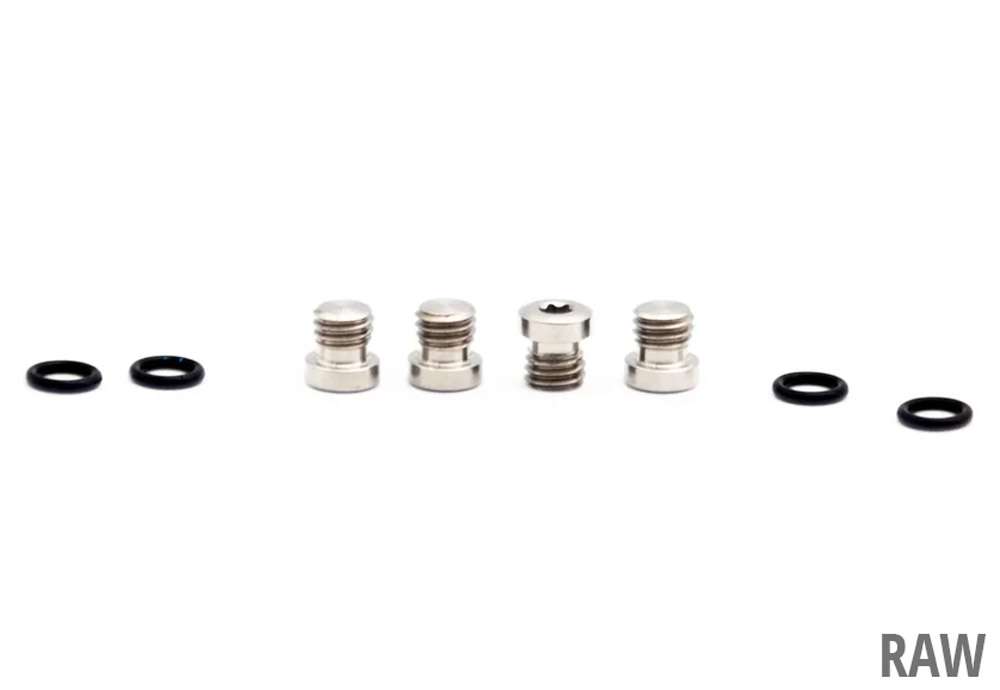 Set viti in titanio componenti rovere per sram bleedport dot (4 pezzi)