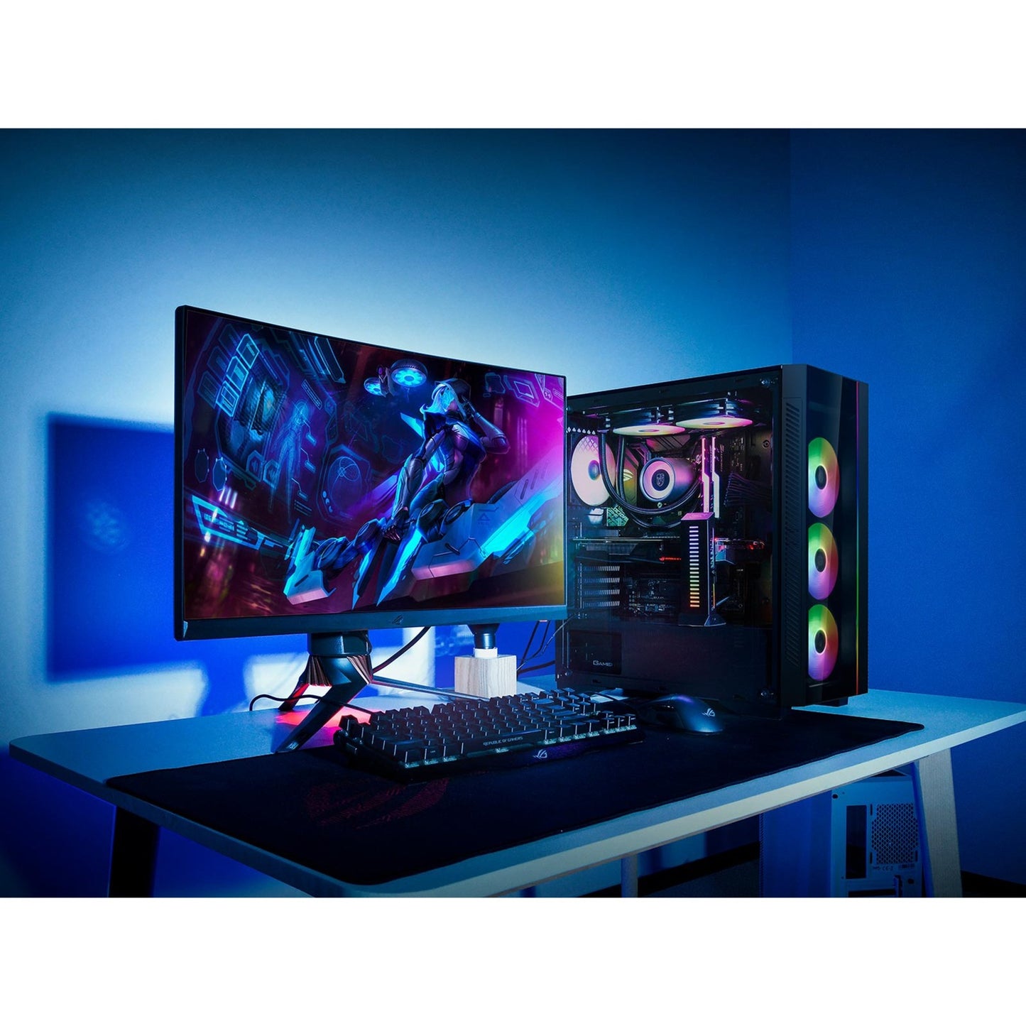 Deepcool matrexx 55 v3 add-rgb 3f midi tower behuizing (zwart | 3x usb-a | rgb | window)