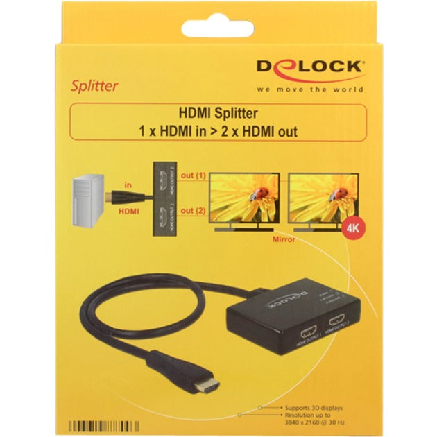 DELOCK 1X HDMI IN> 2x HDMI OUT