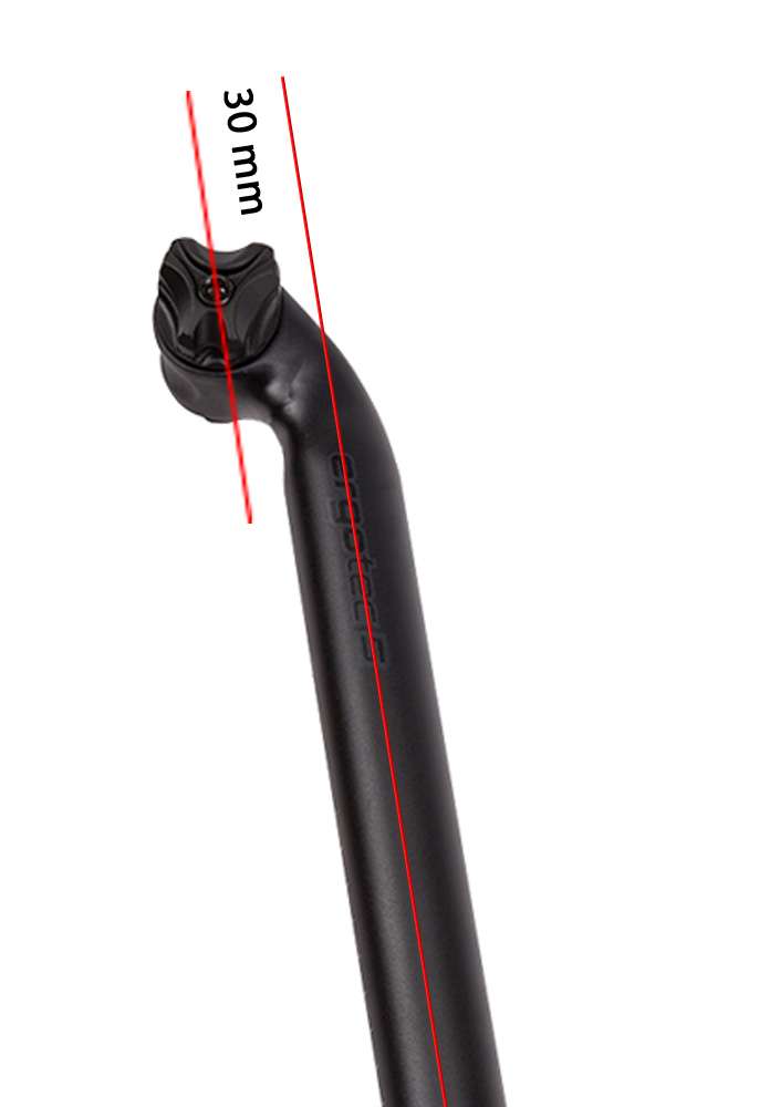 Ergotec Seat Post Viper 30 Alu 27,2 x 400