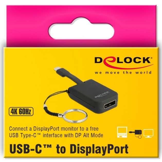 Delock USB-C> Displayport Adapter Ring