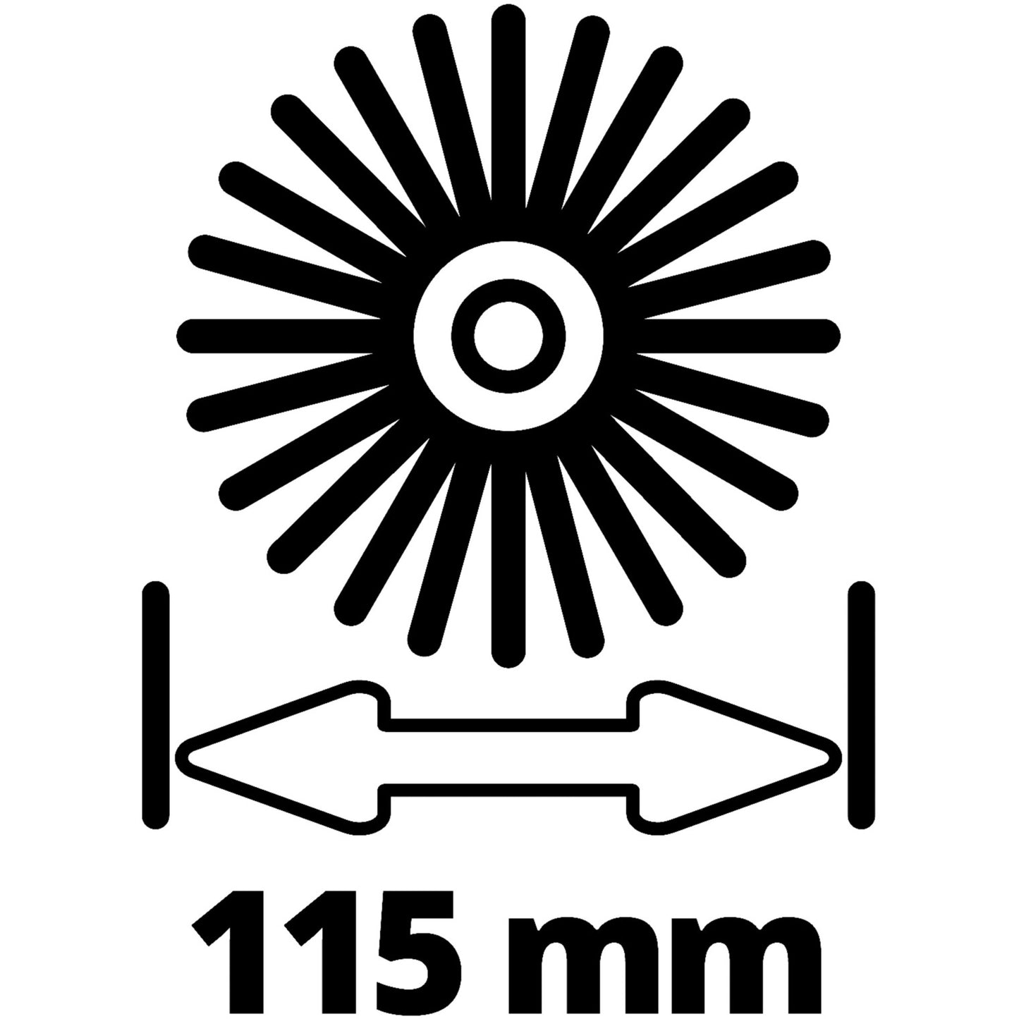 Set di pennelli medi einhell