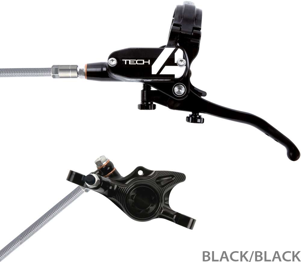 Freno a disco in treccia d'acciaio Hope Tech 4x2 - leva sinistra
