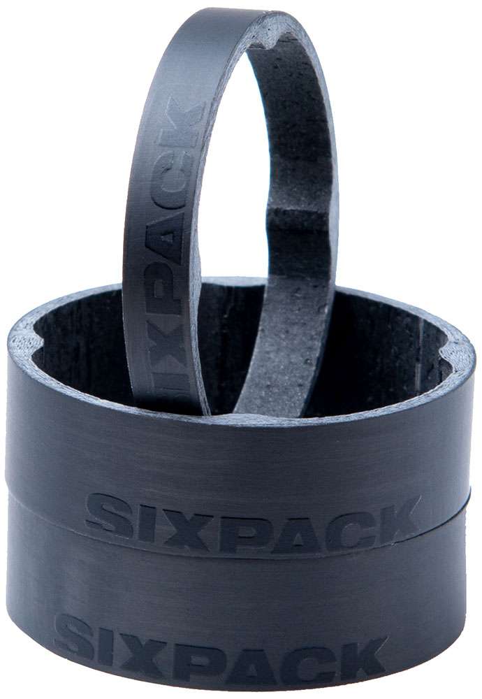 Juego de espaciadores Sixpack Racing Vertic Carbon 1 1 8