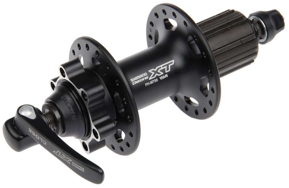 Mozzo posteriore Shimano xt fh-m756a a 6 bulloni