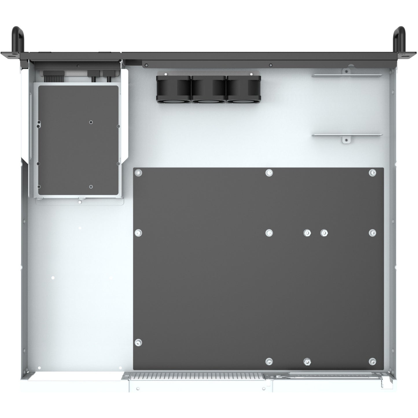 Silverstone rm100 1u rackmount, rack, contenitore per server