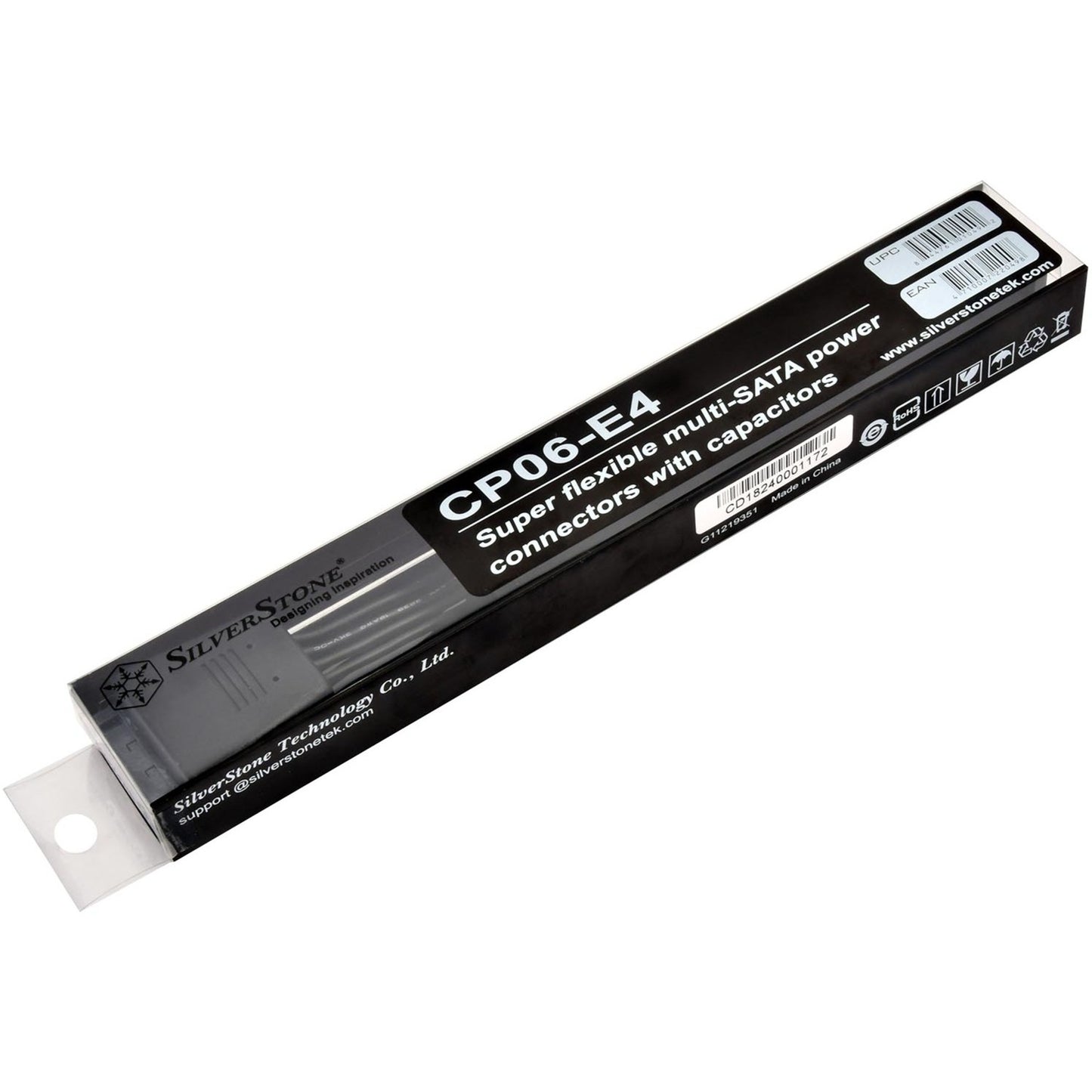 Silverstone SST-CP06-E4, 1x de 15 pines SATA> 4x de 15 pines SATA