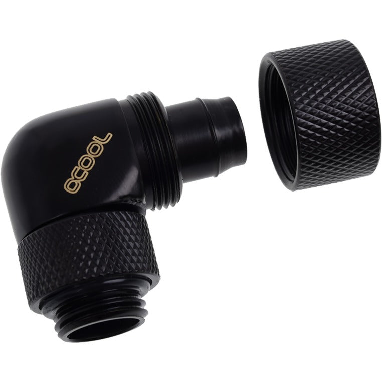 Alphacool eiszapfen 13 10mm compression fitting verbinding (zwart, draaibaar aan schroefdraadzijde)