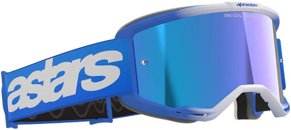 Alpinestars vision 5 blaze (mirror blue) - maschera da mtb