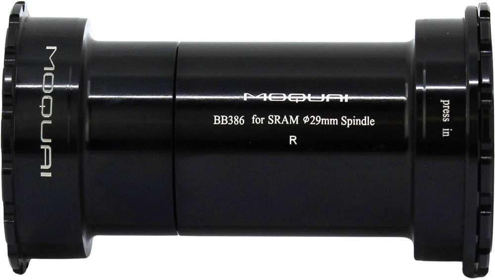 Pedalier Moquai bb386 dub acero inoxidable