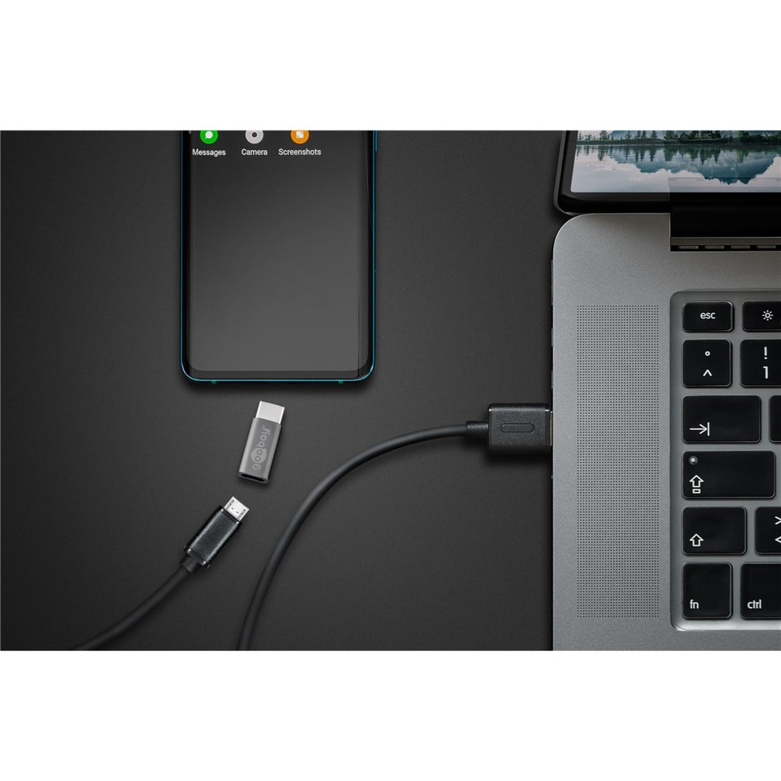 Adattatore di micro-USB da USB-C di Goobay