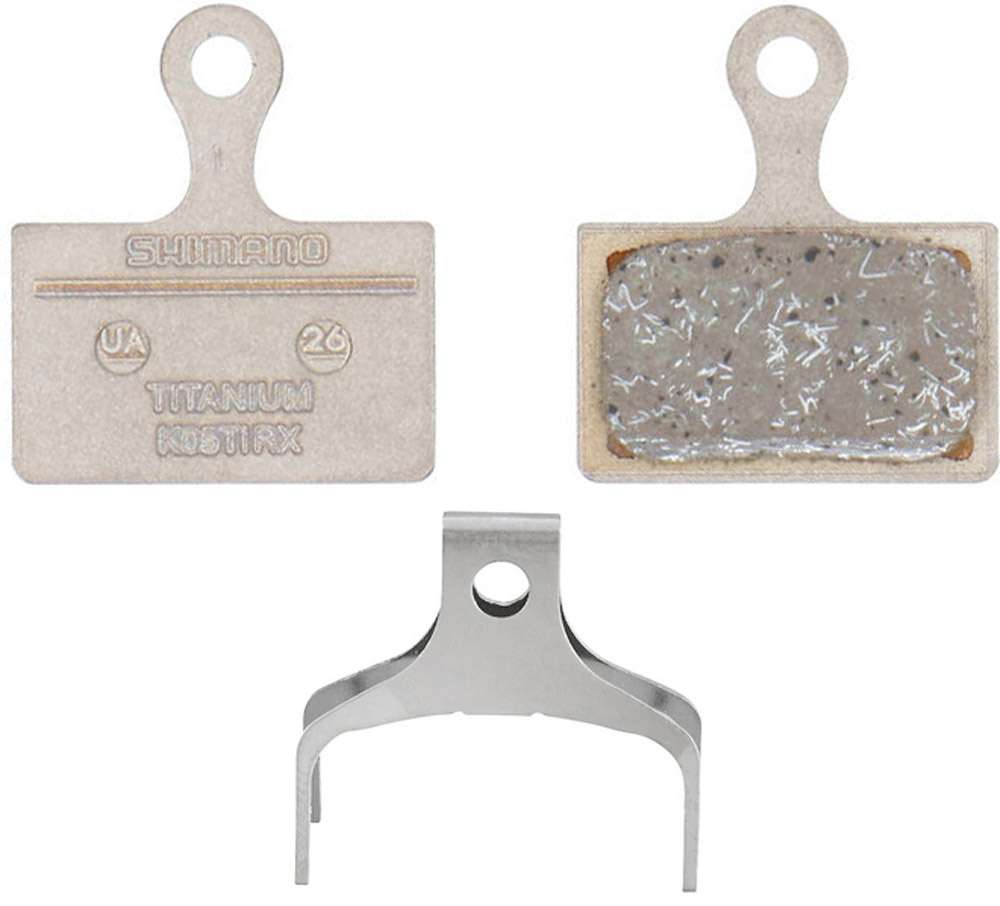 Pastillas de freno de disco de resina Shimano k05ti-rx