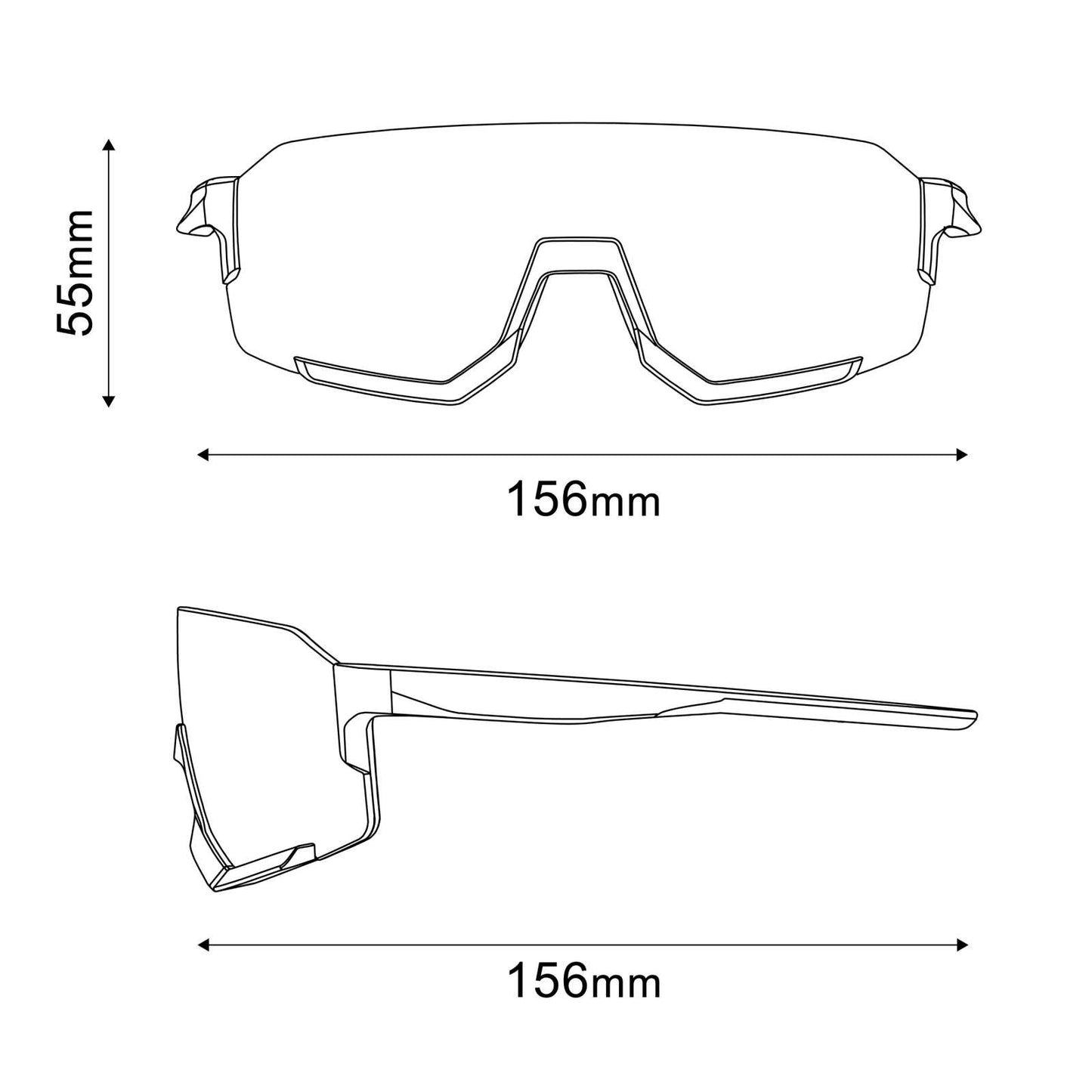 Shimano aerolite 2 hc bianco - occhiali sportivi