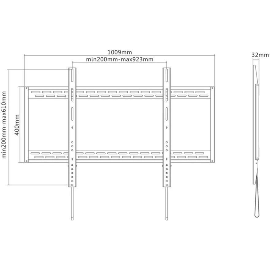 Neomounts di Newstar LFD-W1000 TV Wall Support