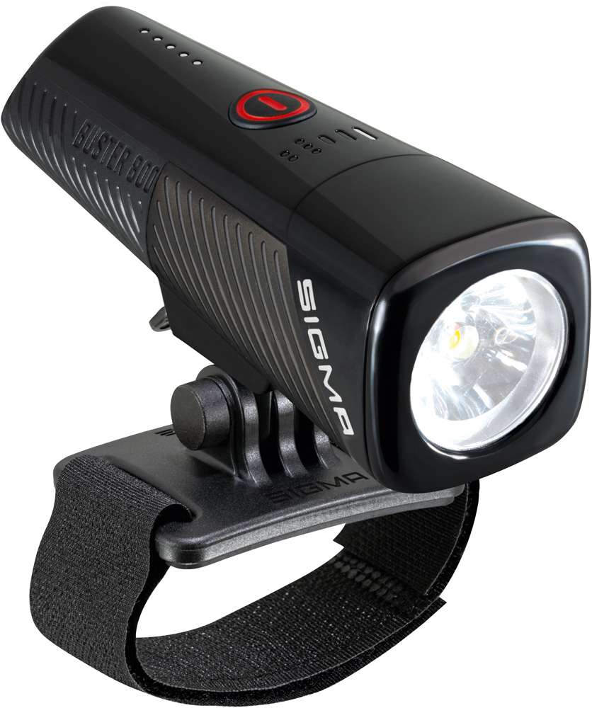 Sigma Hearlight Buster 800 LED Casco Holder -Li -Li Batería USB