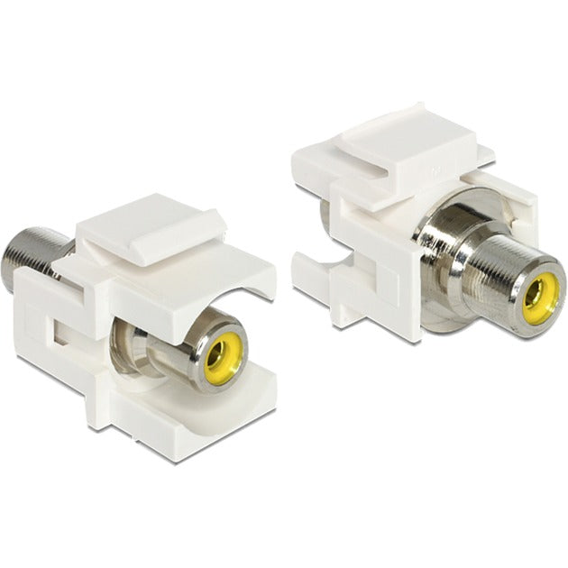 Delock Keystone Module RCA Female> RCA Female Yellow