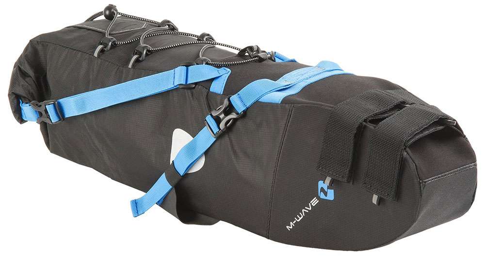 M-Wave Saddle Bag Rough Ride L 11 litros de nylon amarillo negro