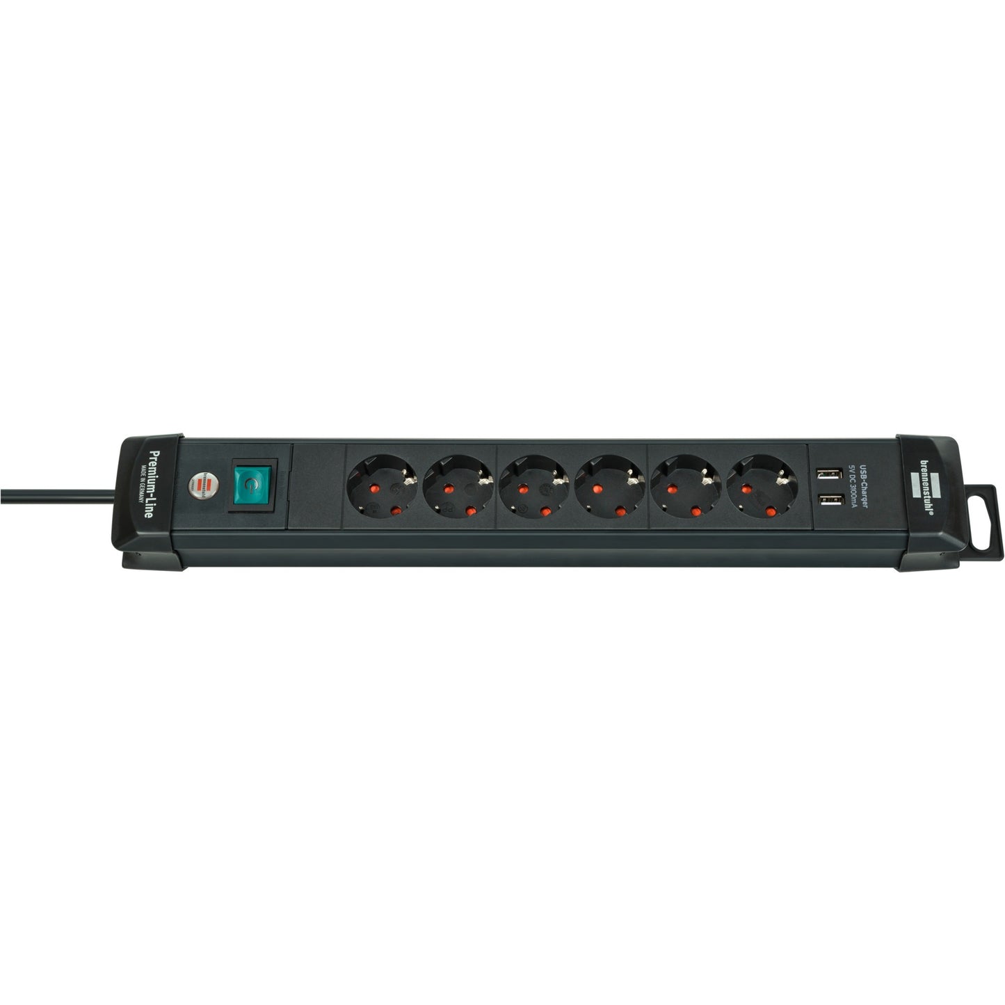 Brennenstuhl Premium-line-line 6-Time + 2x USB