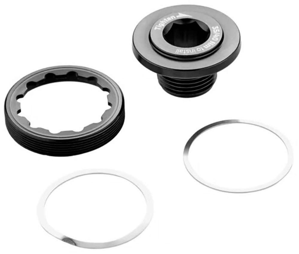 Perno de manivela del rotor con extractor integrado para lado opuesto al piñón aldhu24