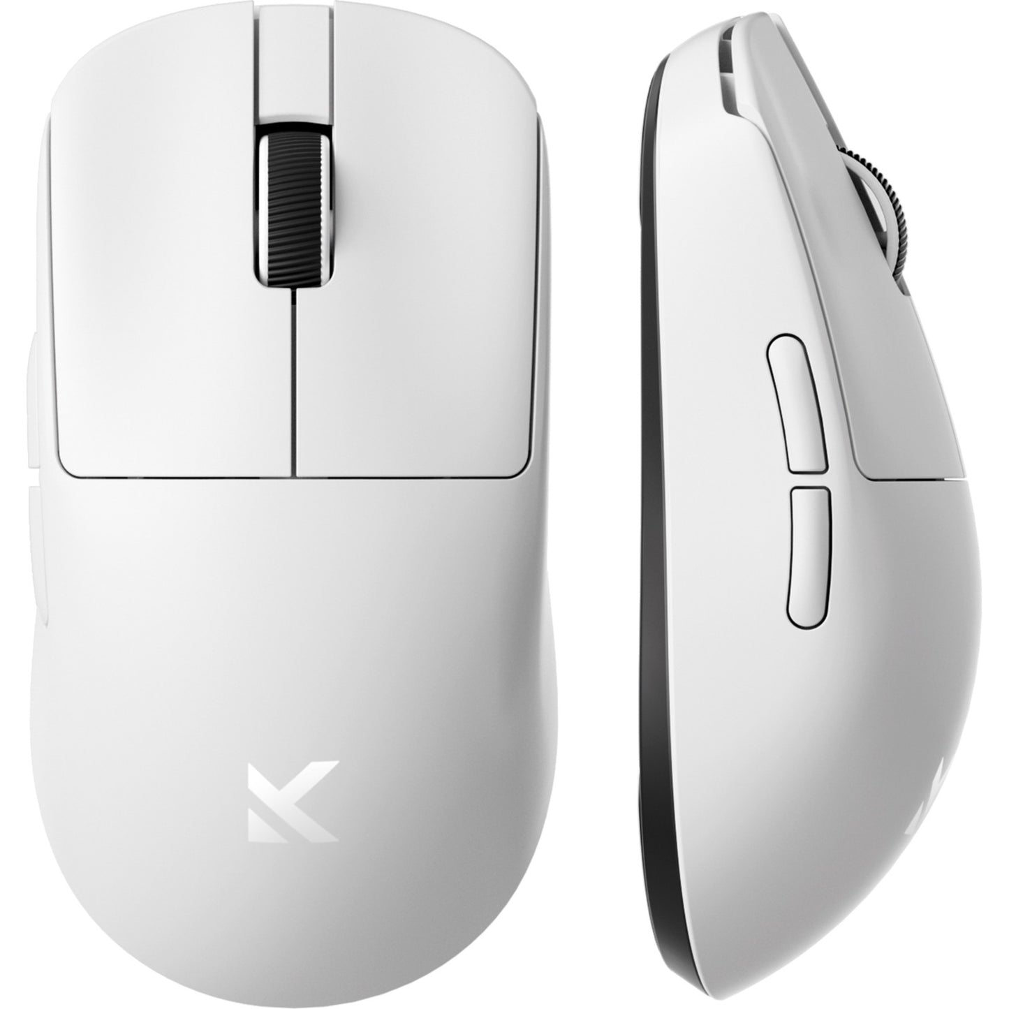 Ratón para juegos ligero Mchose l7 pro (blanco, hasta 26.000 ppp, 2,4 GHz USB-C Bluetooth)