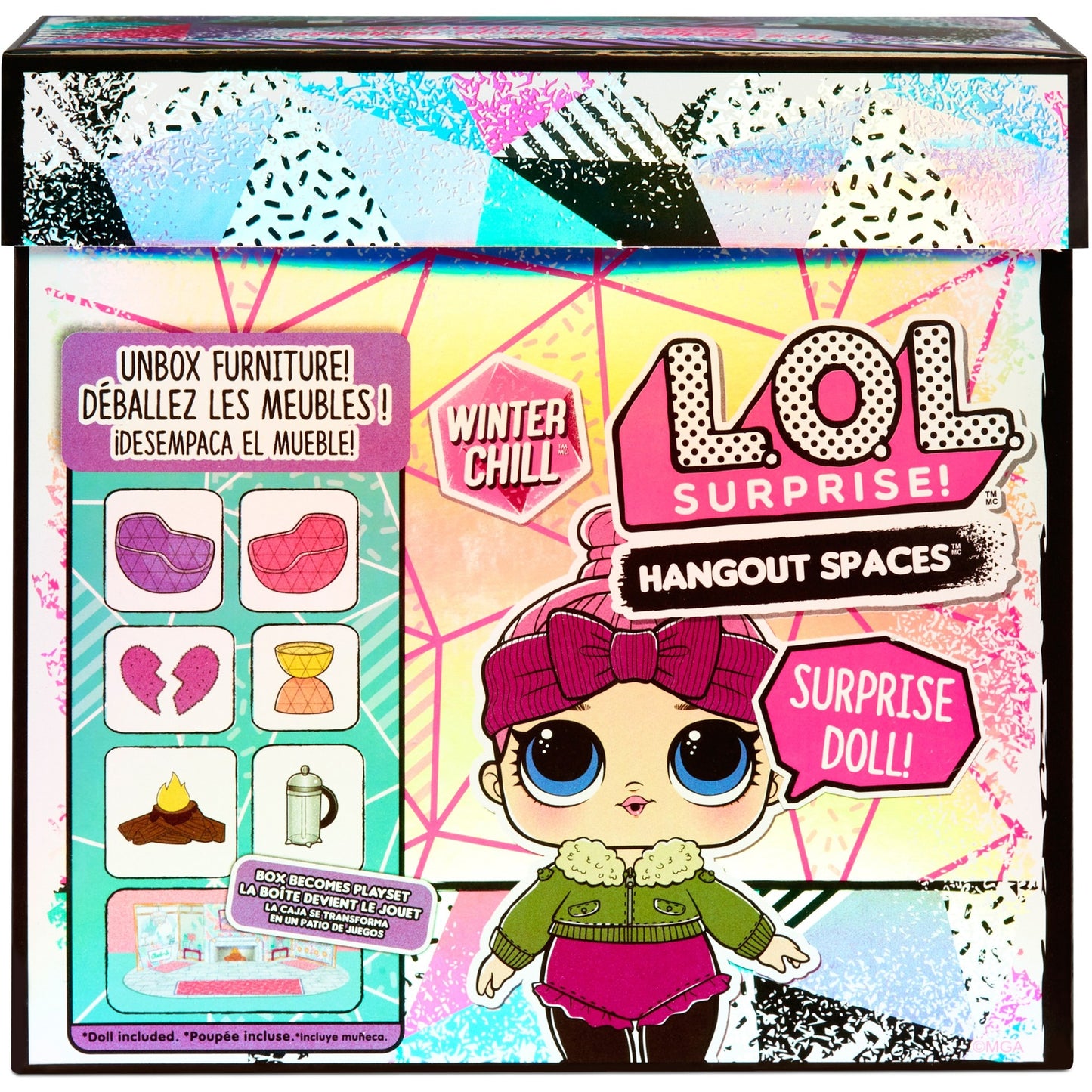 Mga entertainment l.o.l. surprise! winter chill hangout spaces - style 1 pop