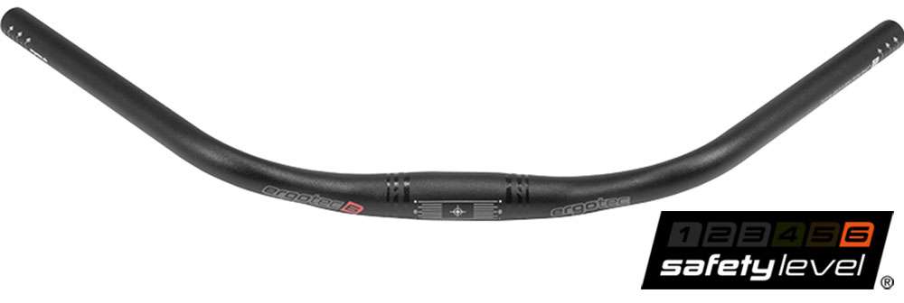 Ergotec Handlebar XXL ALU Livello 6 Nero