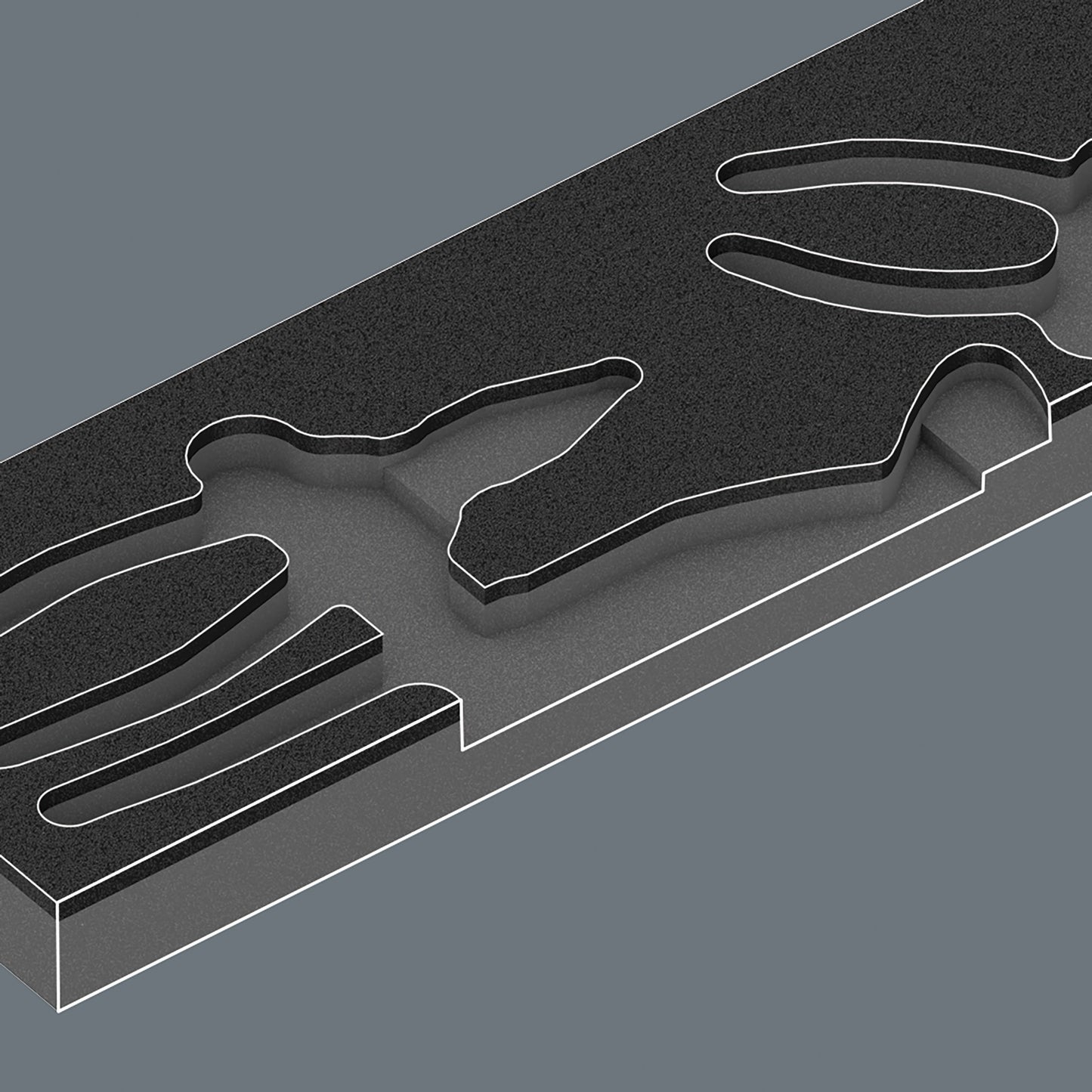 Wera 9780 Inserto schiumogeno con Knipex Tangen SE