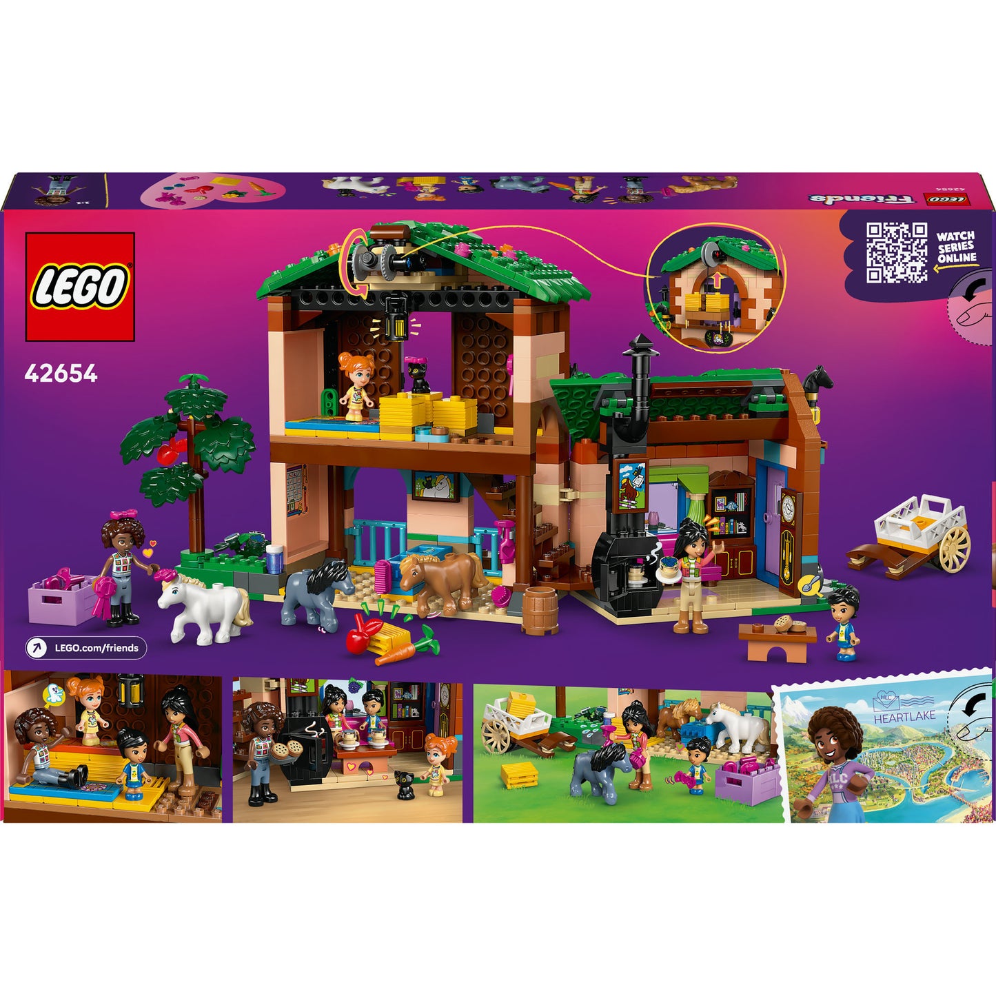 Lego friends - ponyboerderij en stal constructiespeelgoed (42654)
