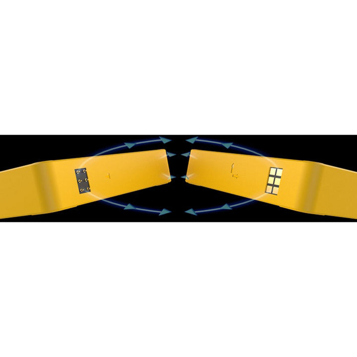 Thermaltake ct120 ex reverse argb sync ventola di raffreddamento per PC bumblebee (pacchetto da 3 ventole) ventole per case (giallo, 3 pezzi, 120 x 120 x 25 mm, pwm)