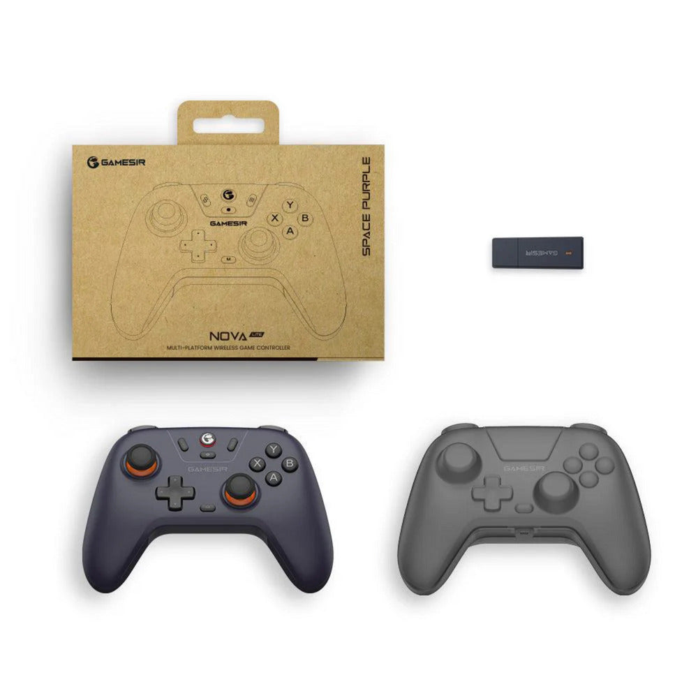 Gamesir nova lite multiplatform controller (donkerblauw, pc, steam, android, ios, switch, bluetooth 2.4 ghz usb)