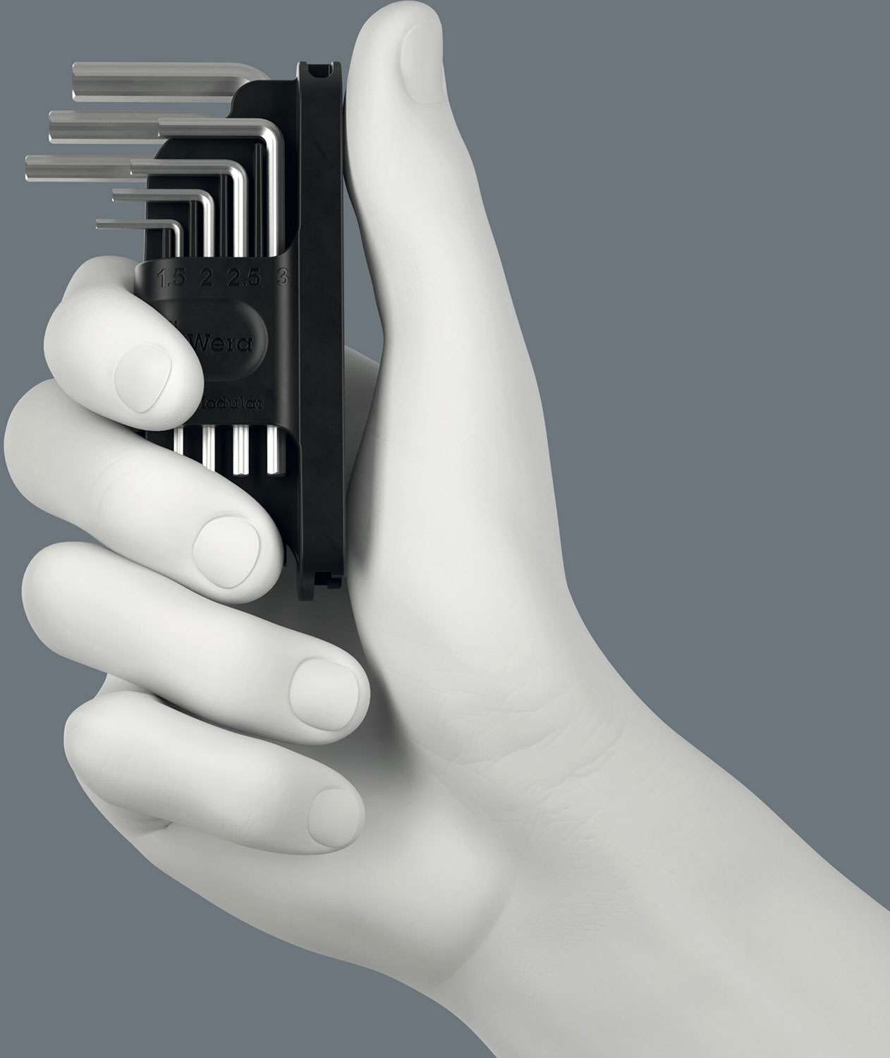 Wera tool-check llaves en L modulares hex-plus 1, 7 piezas