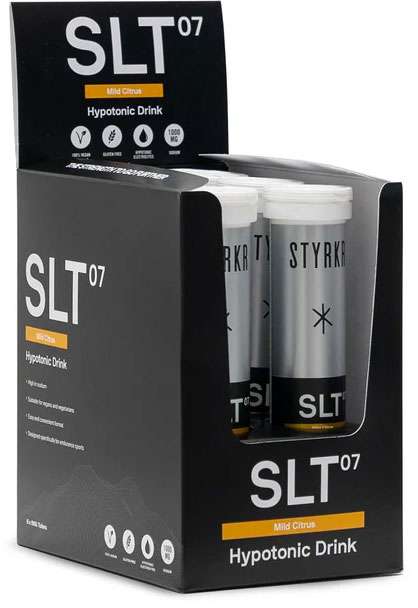 Styrkr slt07 1000mg 12 compresse effervescenti elettrolitiche scatola 6er