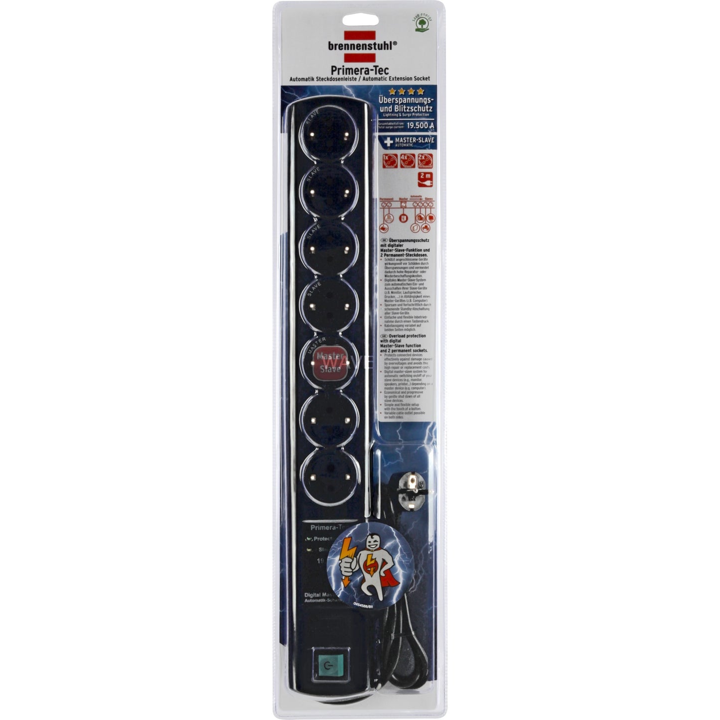 Brennenstuhl Primera-Tec Digimaster 19.500a, 2m